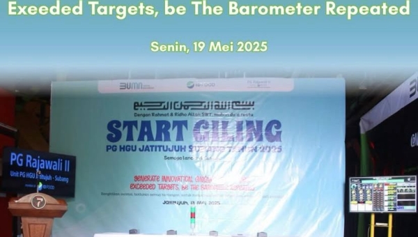 Awal Giling PG HGU Jatitujuh Subang
